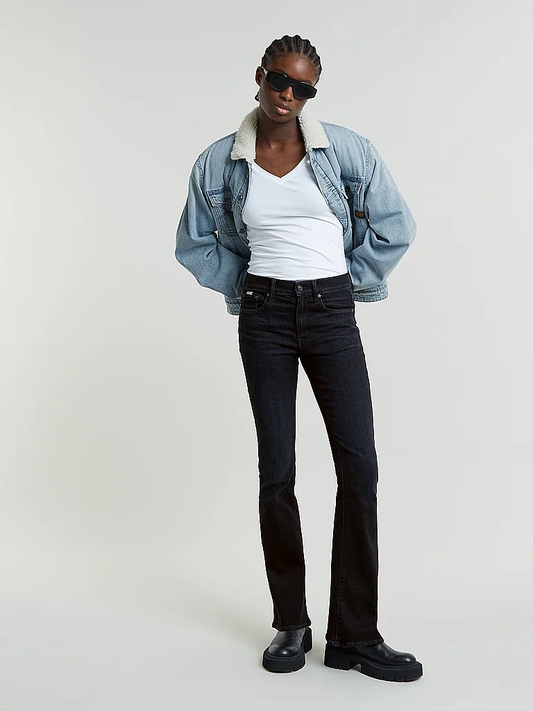 Jeans G Star Raw D21290 A634D G730 3301 FLARE WORN IN VORTEX US 26 / - vue 5